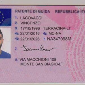 Buy Italian Drivers license