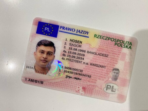 Buy Polish Driving License